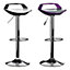 Interiors by Premier White and Black ABS Bar Stool