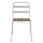 Interiors by Premier White Metal Chair, Metal Outdoor Chair, Effortless Cleaning Metal Chair