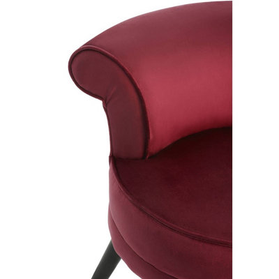 Interiors by Premier Wine Velvet Chair, Enchanting Sleep Swivel Chair ...