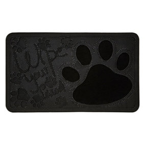 Interiors by Premier Wipe Your Paws Rubber Doormat