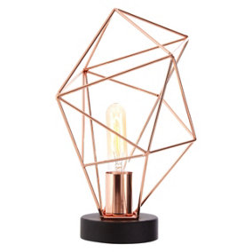 Interiors by Premier Wyra Copper Finish Table Lamp