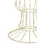 Interiors by Premier Yaxi Light Gold Finish Frame Table