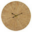 Interiors by Premier Yaxi Wall Clock with Natural Face