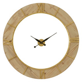 Interiors by Premier Yaxi Wall Clock with White Face