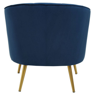 Velvet best sale chair b&q