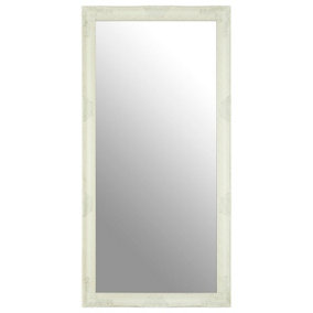 Interiors by Premier Zelma White And Brushed Gold Finish Wall Mirror