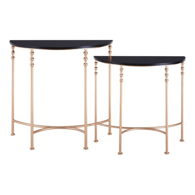 Interiors by PremierLexa Half Round Console Tables - Set of 2