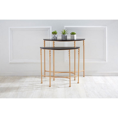 Interiors by PremierLexa Half Round Console Tables - Set of 2