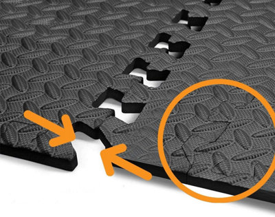 Interlocking Exercise EVA Foam Gym Mat - 4