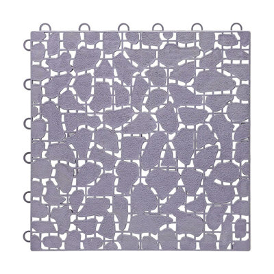 Interlocking Path Tiles - 28cm X 28cm Plastic Pathway Tiles - For ...
