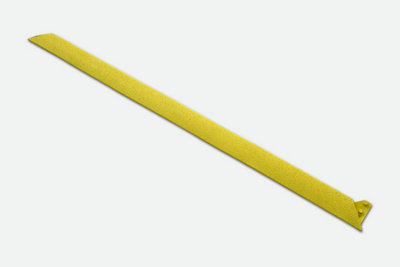 Interlocking Rubber Anti-Fatigue Bevel Edge for Cushion Link 92cm x 5.5cm Yellow Female