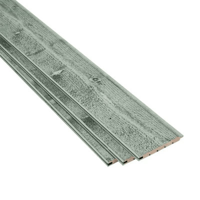 Internal Cladding For Walls & Ceilings Mint Rustic (L) 2.4m (W) 120mm (T) 12mm 112 Pieces (14 bundles)