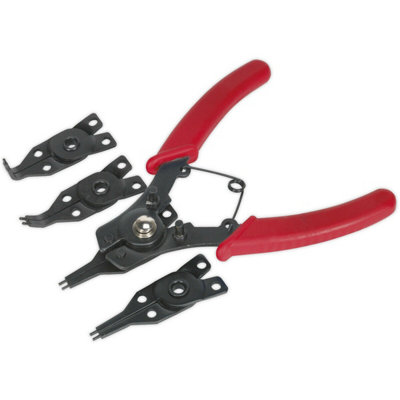 Internal External Circlip Pliers Set - Interchangeable Jaws - Quick ...