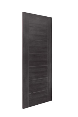 Internal Laminate Umber Grey Palermo Fire Door  - 2040 x 726 x 44mm