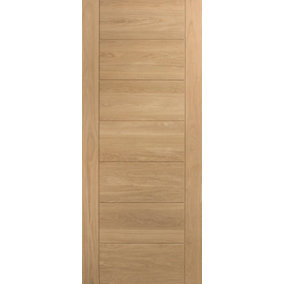 Internal Solid Oak Palermo Statement Door  - 1981 x 762 x 35mm (30")