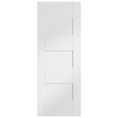 Internal White Pre-Finished Perugia Fire Door  - 1981 x 762 x 44mm (30")