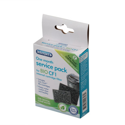 Interpet One Month Service Pack for Internal Cartridge Filter, CF 1