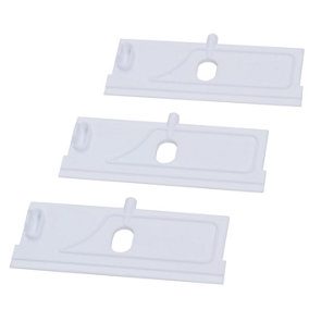 Interpet - Replacement Plastic Blades x3 for Twist & Click Scraper Algae Cleaning Tool