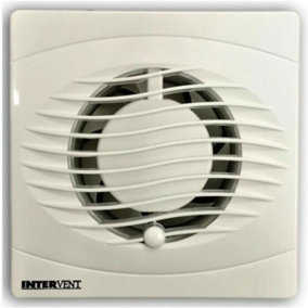 Intervent BVF100T Axial Extractor Fan 100mm / 4 Inch (Timer Model)