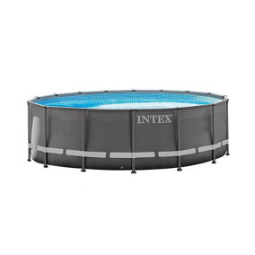 Intex 16ft x 48" Ultra XTR Frame Round Above Ground Swimming Pool with Sand Filter Pump and Accessories (2024 Version)