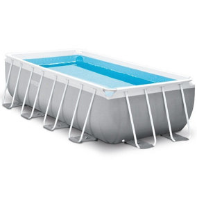 Intex 16ft x 8ft x 42" Prism Frame™ Rectangular Above Ground Swimming Pool with Filter Pump
