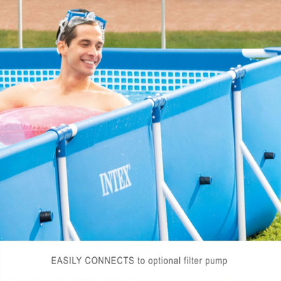 Intex 450 X 220 X84CM Rectangular 13Ft Frame Pool