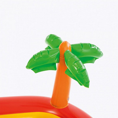 INTEX DINO PLAY CENTRE SWIMMING POOL PADDLING SLIDE SPRAYER KIDS SUMMER FUN GARDEN