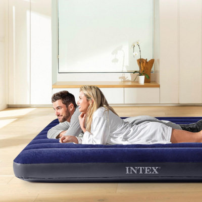 Intex Inflatable Bed, 64755, multicoloured, 183 x 203 x 25 cm