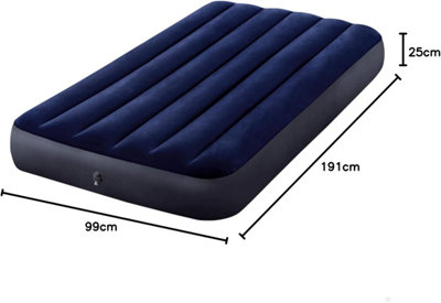 Intex Inflatable Bed, 64757, multicoloured, 99 x 191 x 25 cm