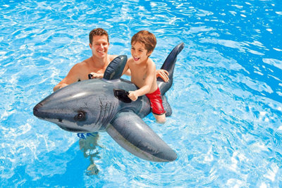 Intex Inflatable Great White Shark Rider
