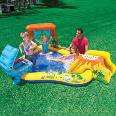 Intex Inflatable Pool Dinosaur Play Center 249x191x109 Cm 57444np