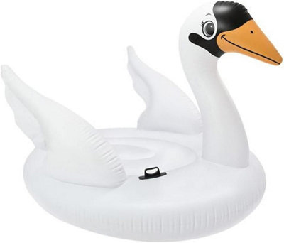 INTEX INFLATEABLE MEGA SWAN FLOAT 194CM X 152CM X 146CM MASSIVE POOL FLOAT