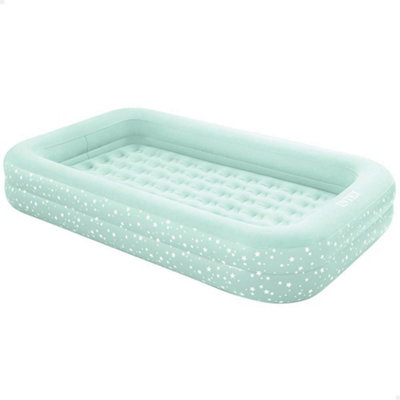 Intex Kidz Travel Cot Bed Inflatable Mattress Air Bed with Pump, 3-6 yrs
