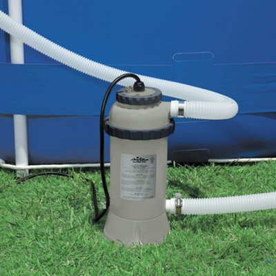 Intex pool heater for swimming pool with uk rcd plug