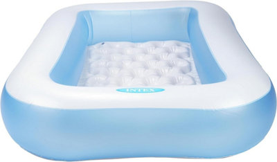 Intex Rectangular Baby Pool with Soft Inflatable Floor
