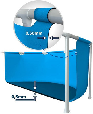 Intex Rectangular Pool, Filter 220 x 150 x 60 cm