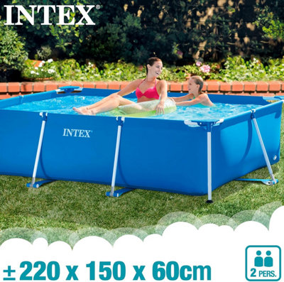 Intex Rectangular Pool, Filter 220 x 150 x 60 cm