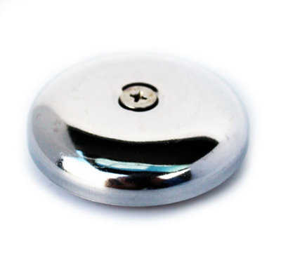 Invena 1/2 Inch Thread Chrome Pipe Hole Cover Cap Cover Up To 55mm Diameter - 3