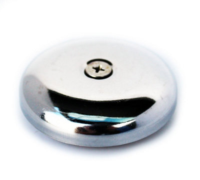 Invena 1/2 Inch Thread Chrome Pipe Hole Cover Cap Cover Up To 55mm Diameter
