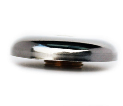 Invena 1/2 Inch Thread Chrome Pipe Hole Cover Cap Cover Up To 55mm Diameter - 4