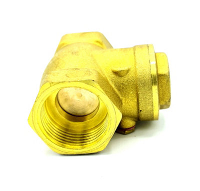 Invena 1 Inch Clack Non-Return Valve Brass Swing One-way Check Valves - 3
