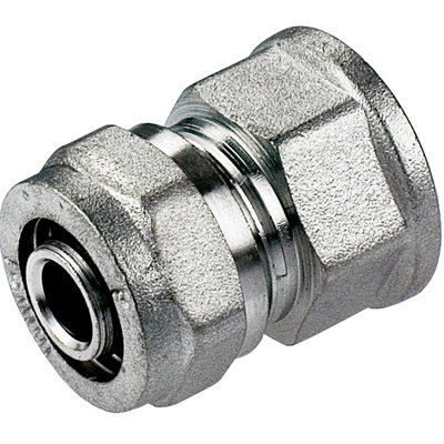 Invena 16mm PEX x 1/2inch BSP Female Compression Fittings Muff