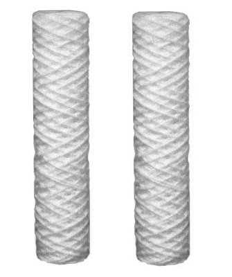 Invena 2 x 10 Inch Sediment 5 Micron Water Filter Cartridges Fits All 10 Inch Housings