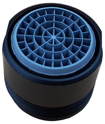 Invena 28mm Black Aerator Silicone Tap Insert Easyclean Bath Water Saving Bathtub