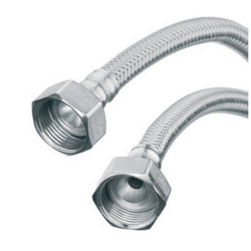 Invena 30cm 3/4 x 3/4 Flexi Flexible Kitchen Basin MonoBloc Tap Connector Hose Pipe