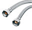 Invena 40cm 1/2 x 1/2 Flexi Flexible Kitchen Basin MonoBloc Tap Connector Hose Pipe
