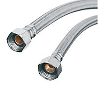 Invena 40cm 3/8 x 3/8 Flexi Flexible Kitchen Basin MonoBloc Tap Connector Hose Pipe
