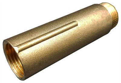 Invena 70mm x 1/2 Inch Tap Pipe Thread Extension Female x Male Cast Iron Brass Extender