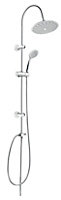 Invena Comfortable Shower Bathroom Set Column with Movable Round Rainfall Water Head