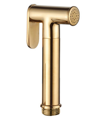 Invena Gold Bidet Tap Head Spray Handle In-Wall Bathroom Shower Mixer Replacement